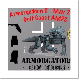 Armorgeddon II - Design on Back Posters and Art